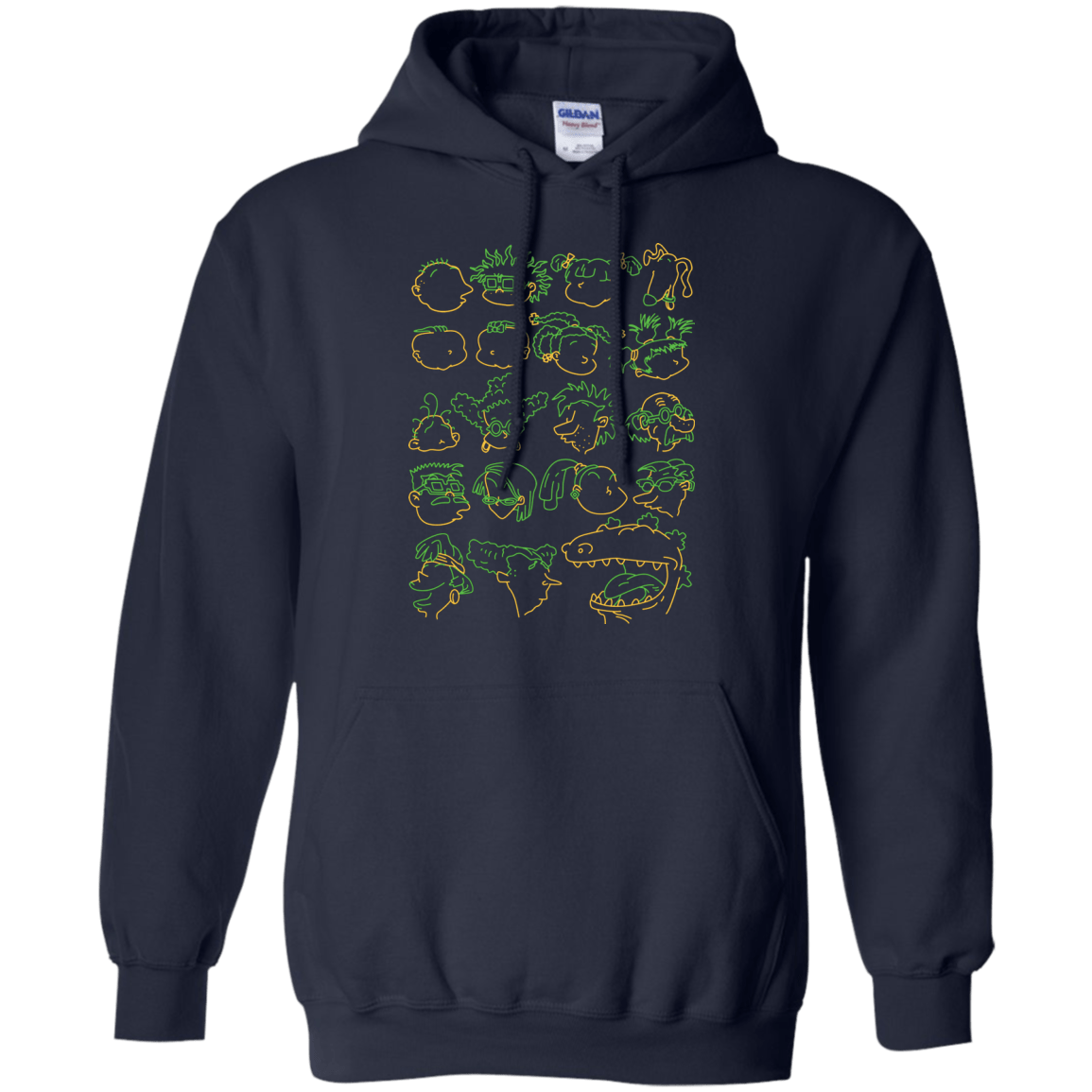 Sweatshirts Navy / S RUGRAT HEADS Pullover Hoodie