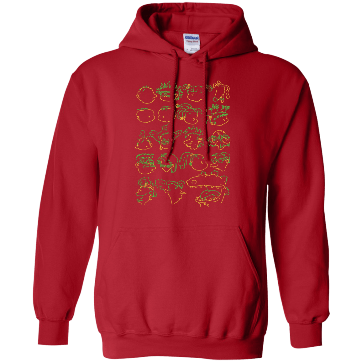 Sweatshirts Red / S RUGRAT HEADS Pullover Hoodie
