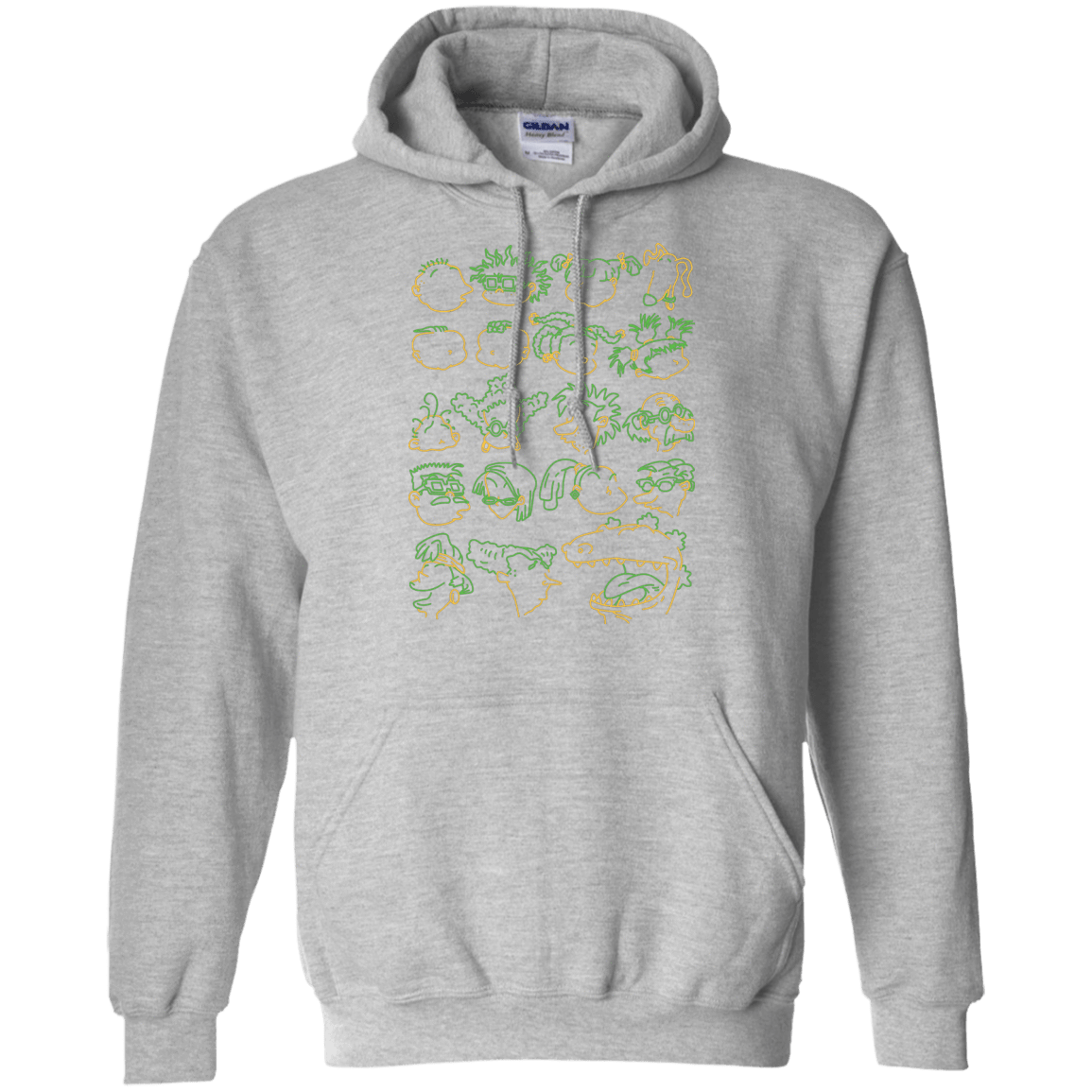 Sweatshirts Sport Grey / S RUGRAT HEADS Pullover Hoodie