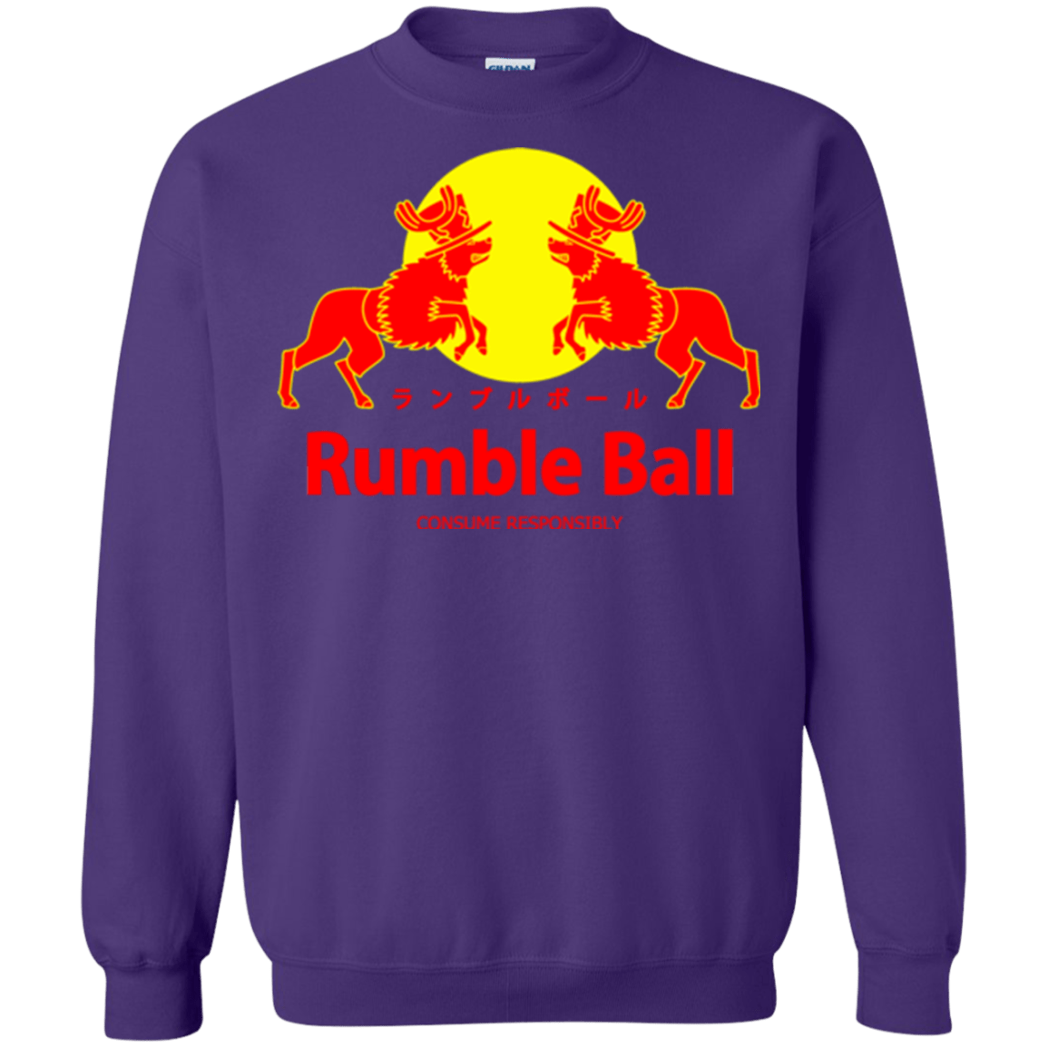 Sweatshirts Purple / Small Rumble Ball Crewneck Sweatshirt