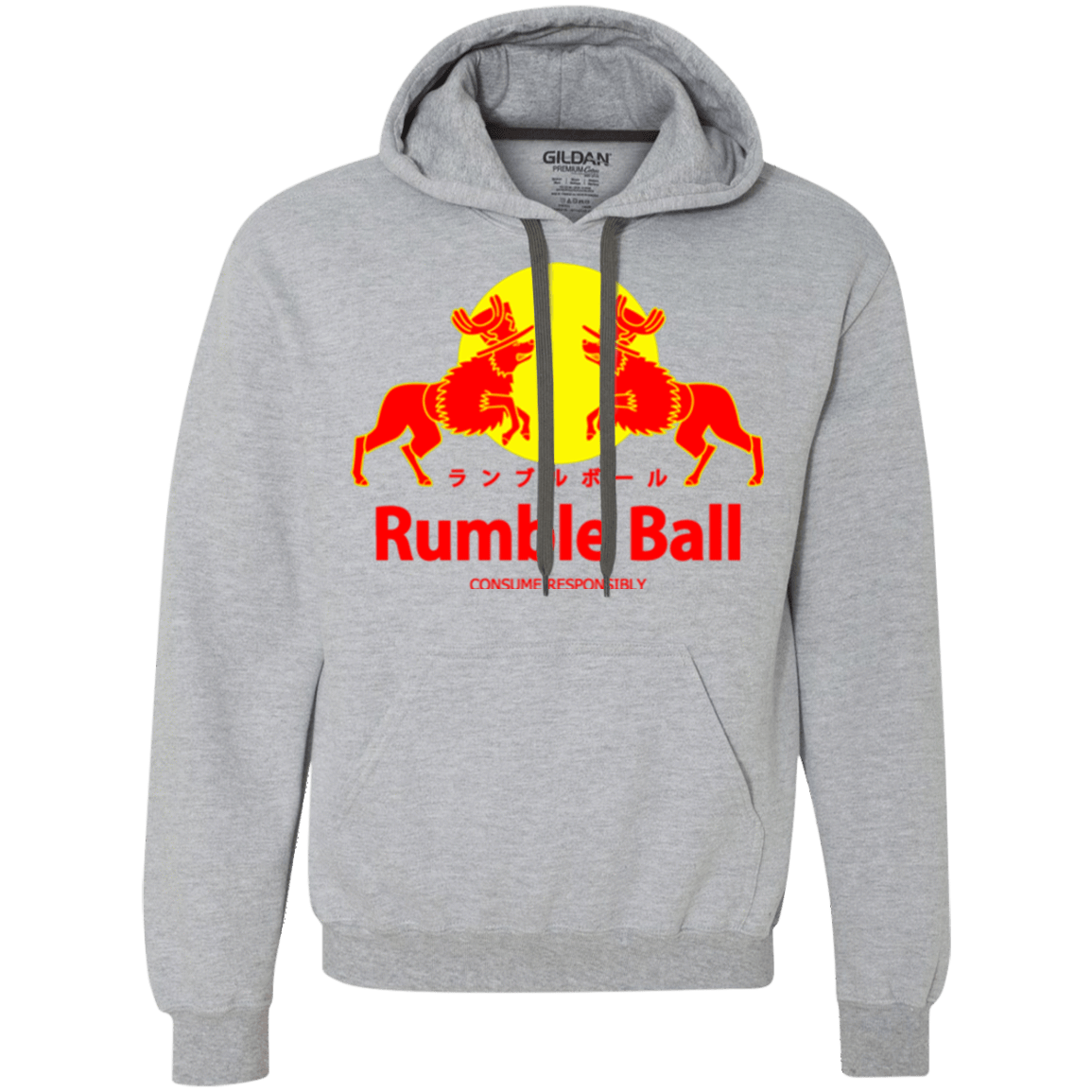 Sweatshirts Sport Grey / Small Rumble Ball Premium Fleece Hoodie