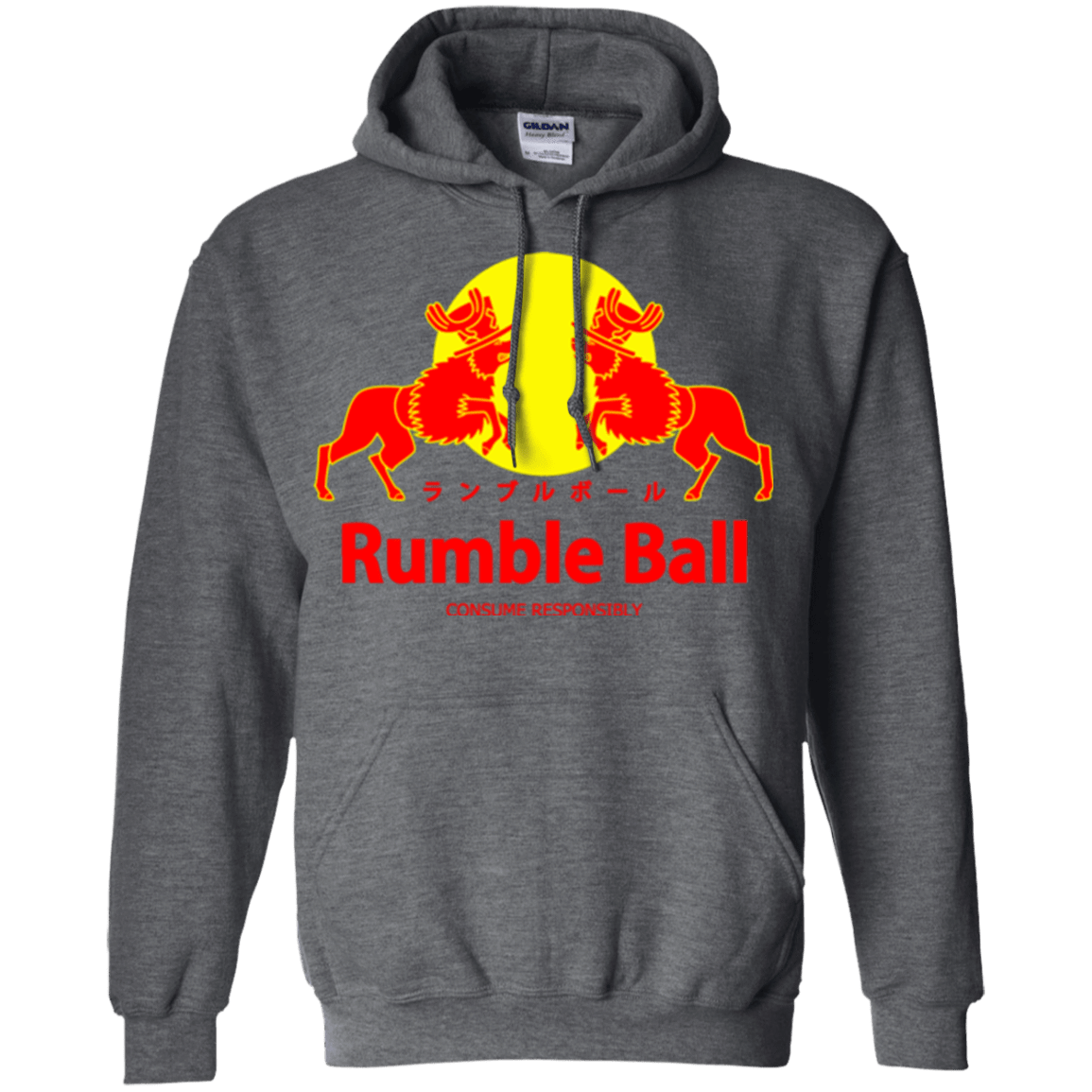 Sweatshirts Dark Heather / Small Rumble Ball Pullover Hoodie