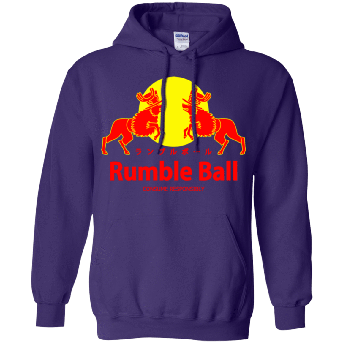 Sweatshirts Purple / Small Rumble Ball Pullover Hoodie