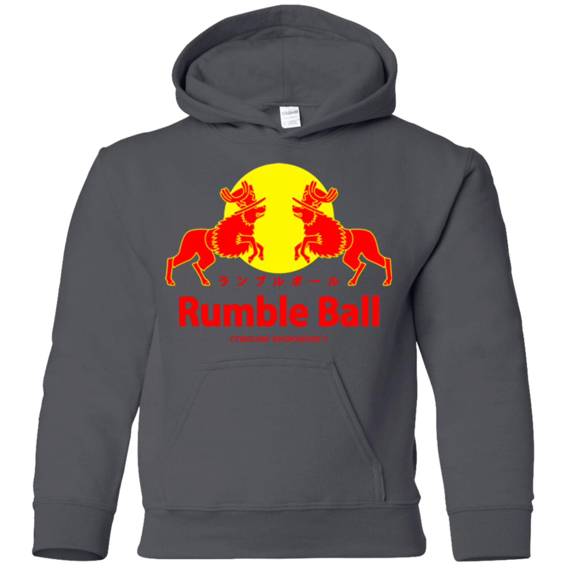 Sweatshirts Charcoal / YS Rumble Ball Youth Hoodie