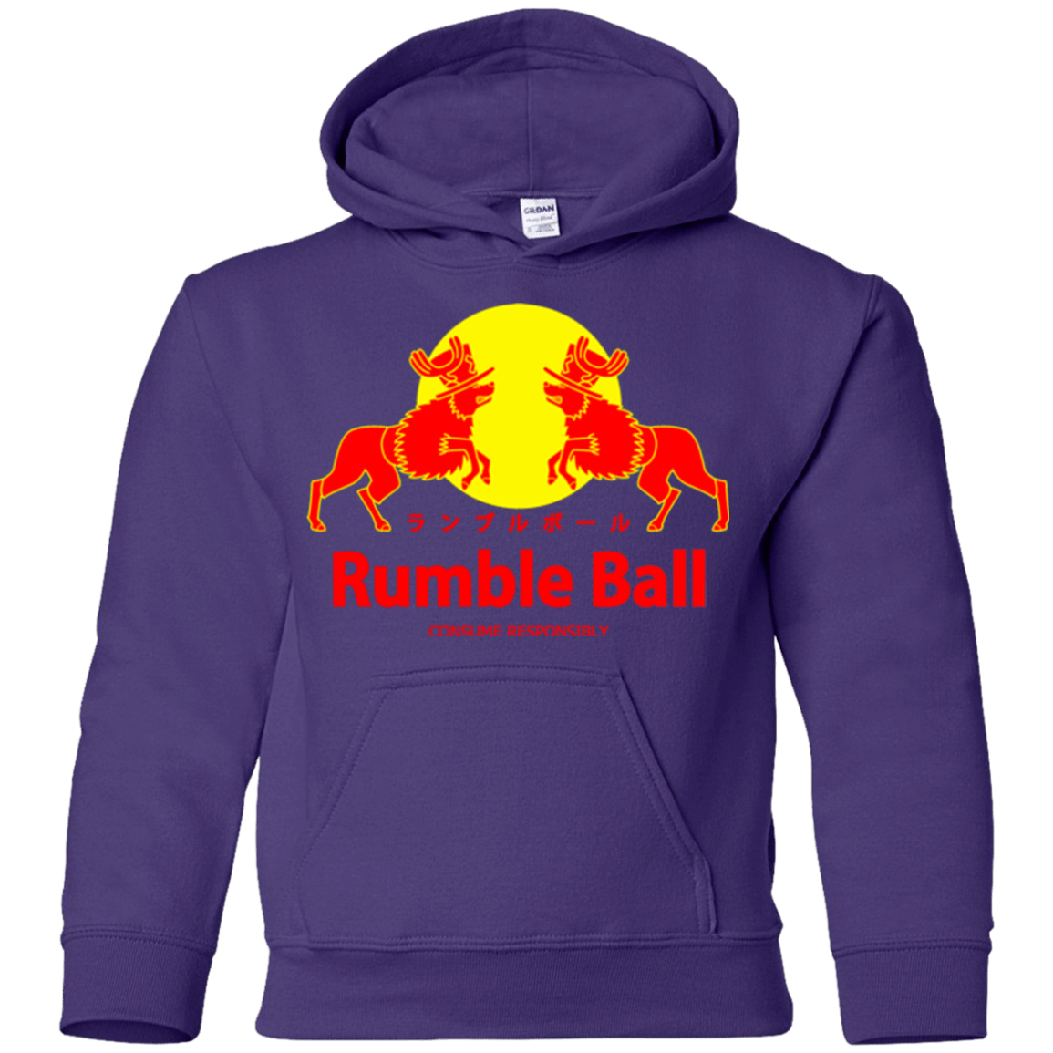 Sweatshirts Purple / YS Rumble Ball Youth Hoodie