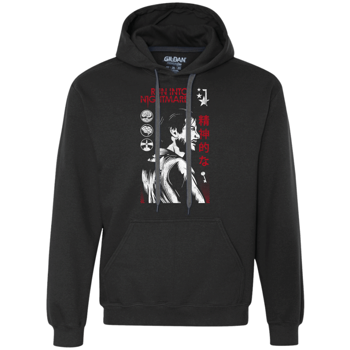 Sweatshirts Black / S Run Into Nightmare Premium Fleece Hoodie