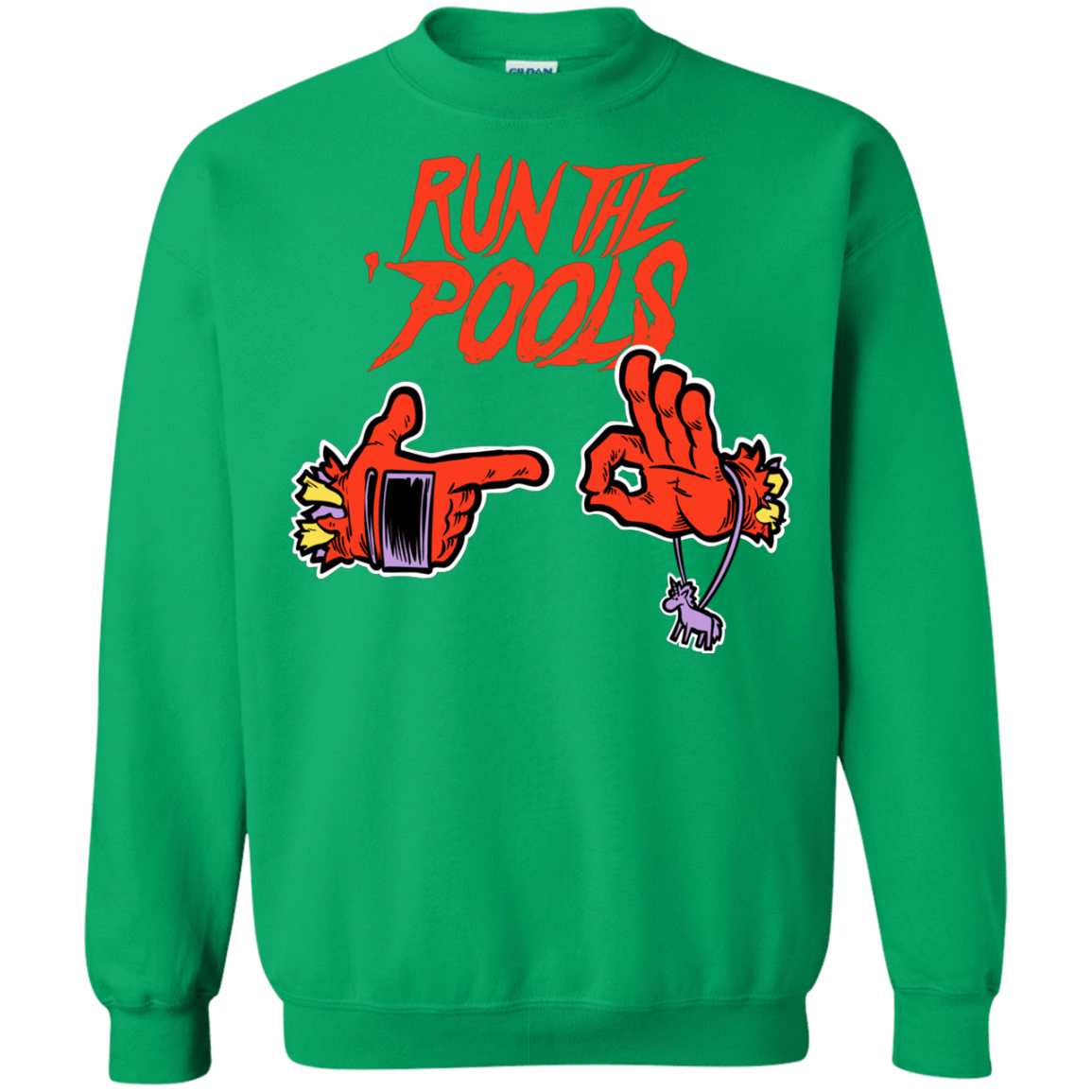 Sweatshirts Irish Green / S Run the Pools Crewneck Sweatshirt