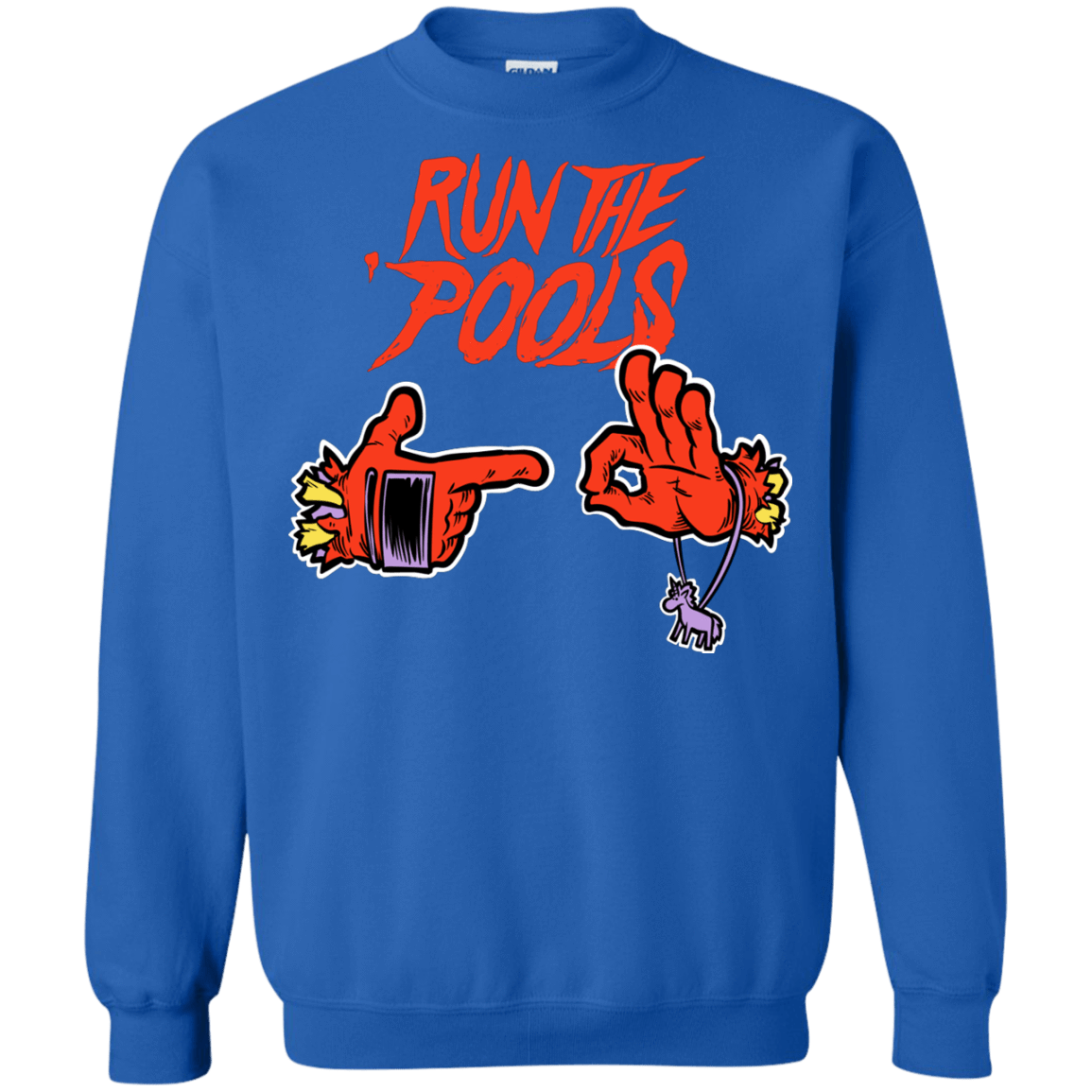Sweatshirts Royal / S Run the Pools Crewneck Sweatshirt