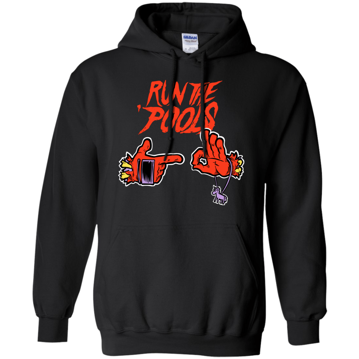 Sweatshirts Black / S Run the Pools Pullover Hoodie