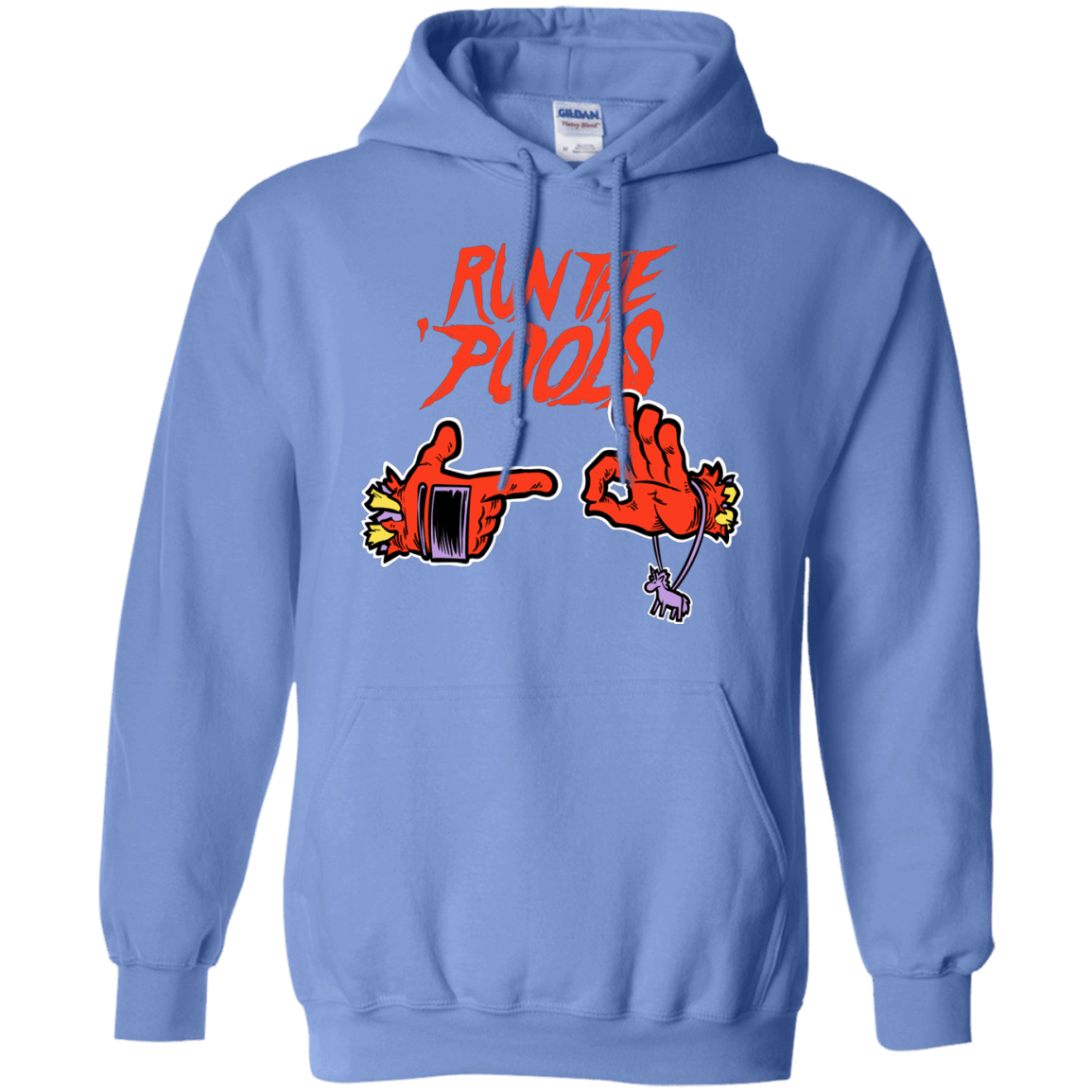 Sweatshirts Carolina Blue / S Run the Pools Pullover Hoodie