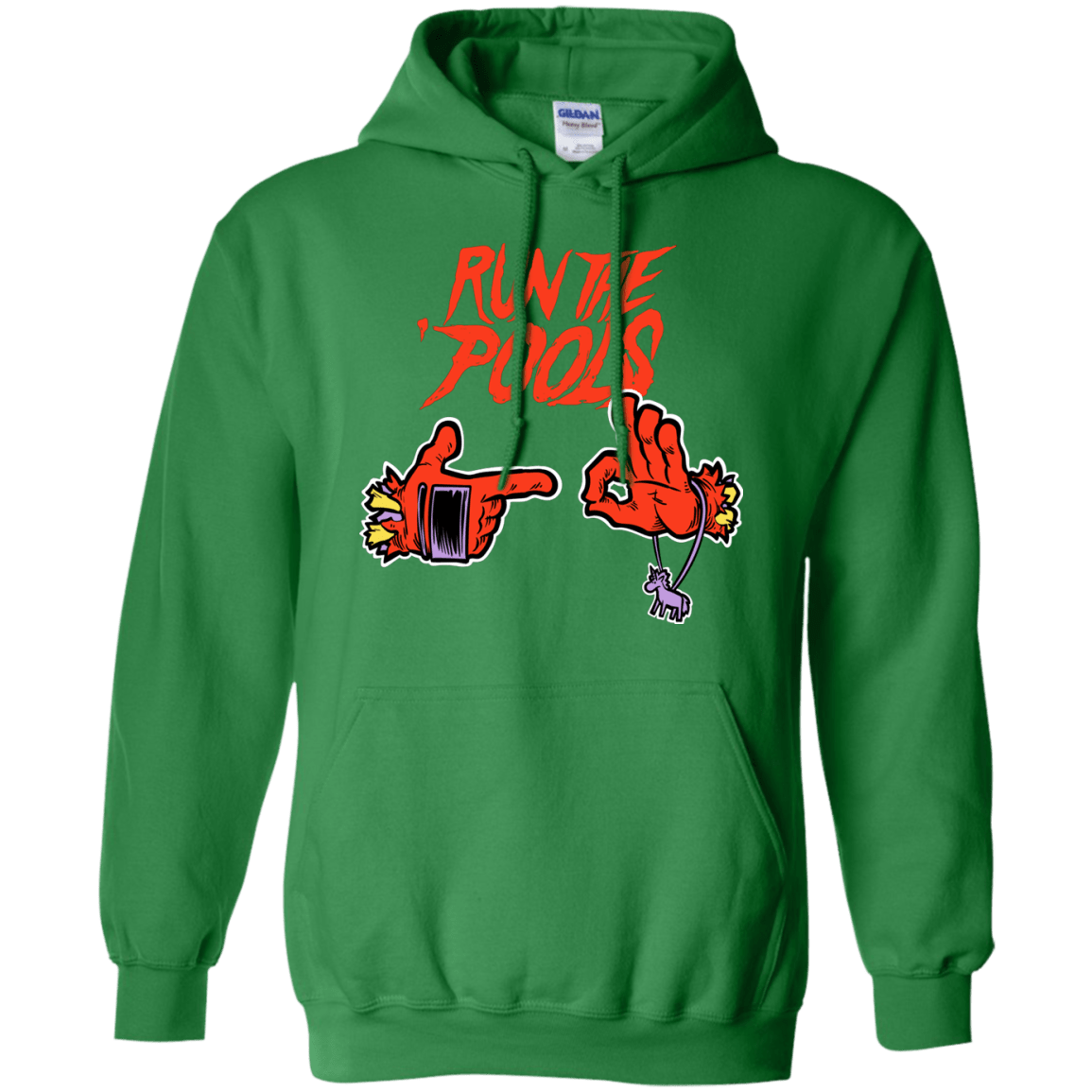 Sweatshirts Irish Green / S Run the Pools Pullover Hoodie