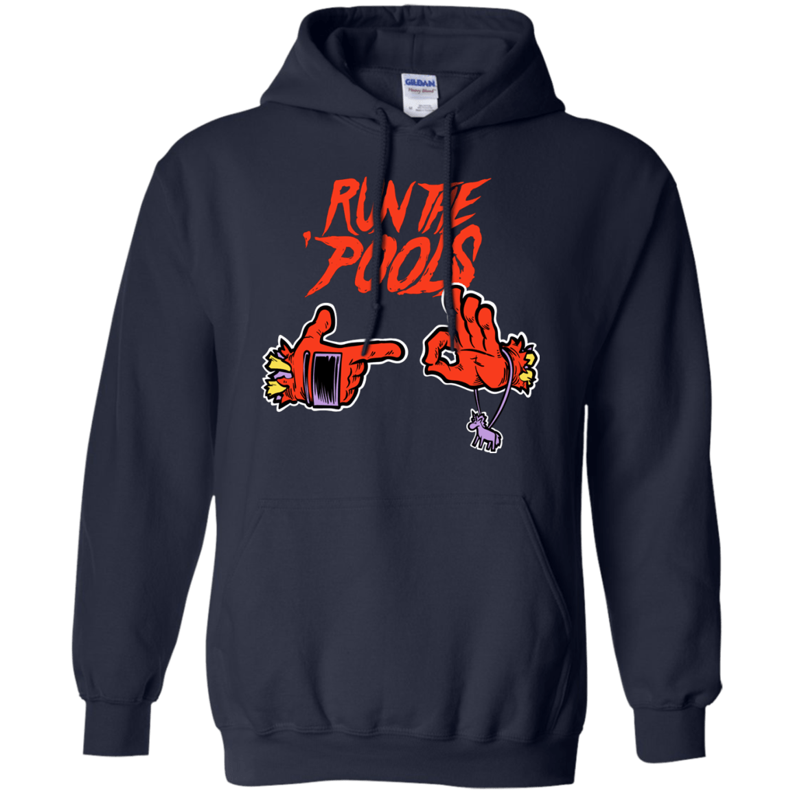 Sweatshirts Navy / S Run the Pools Pullover Hoodie