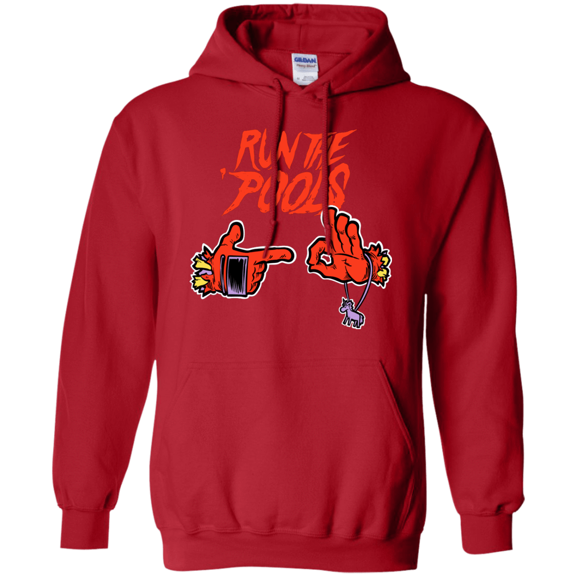 Sweatshirts Red / S Run the Pools Pullover Hoodie