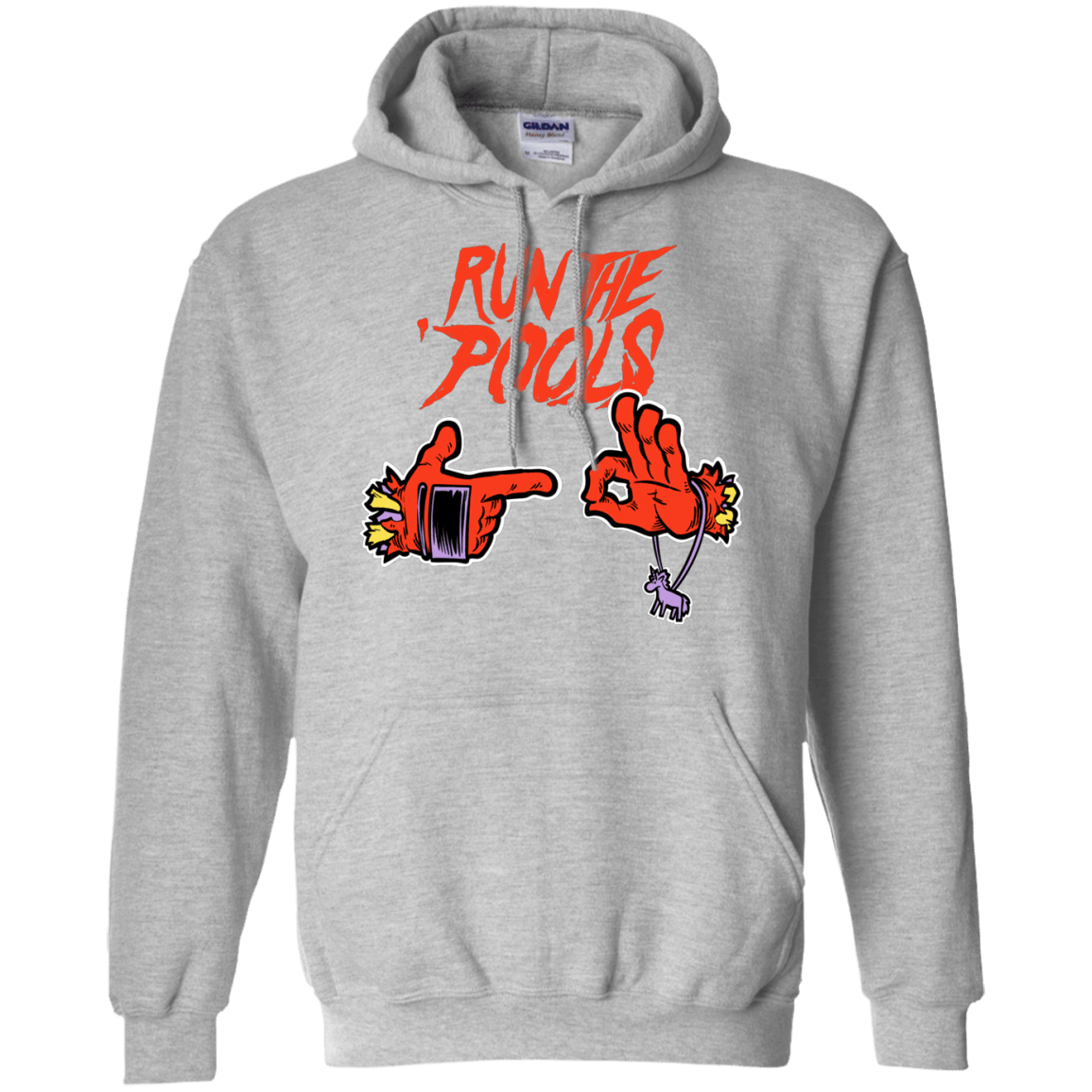 Sweatshirts Sport Grey / S Run the Pools Pullover Hoodie