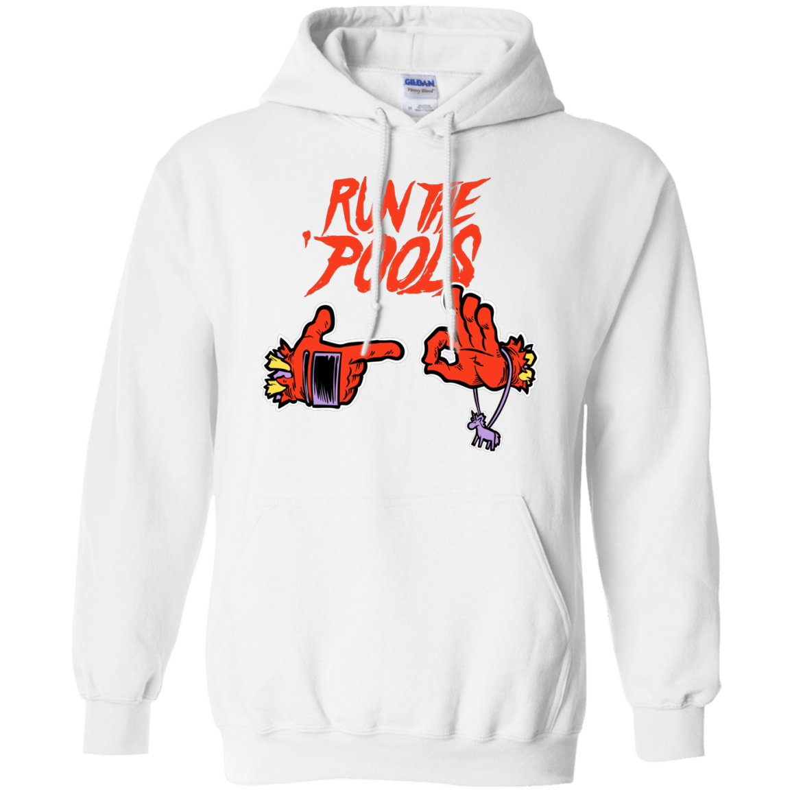 Sweatshirts White / S Run the Pools Pullover Hoodie