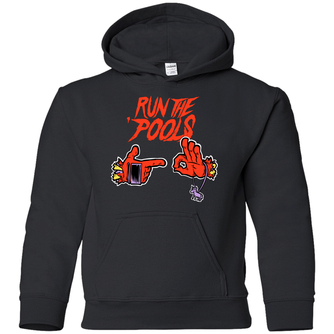 Sweatshirts Black / YS Run the Pools Youth Hoodie