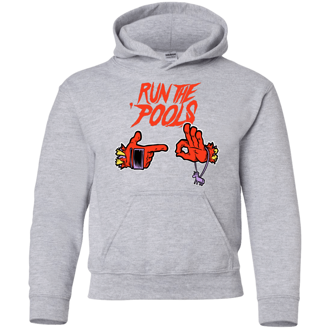 Sweatshirts Sport Grey / YS Run the Pools Youth Hoodie