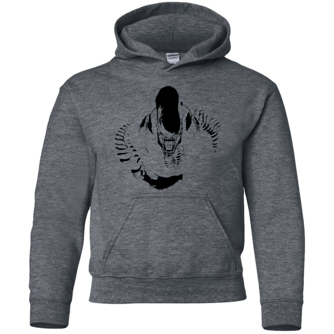 Sweatshirts Dark Heather / YS Run Youth Hoodie