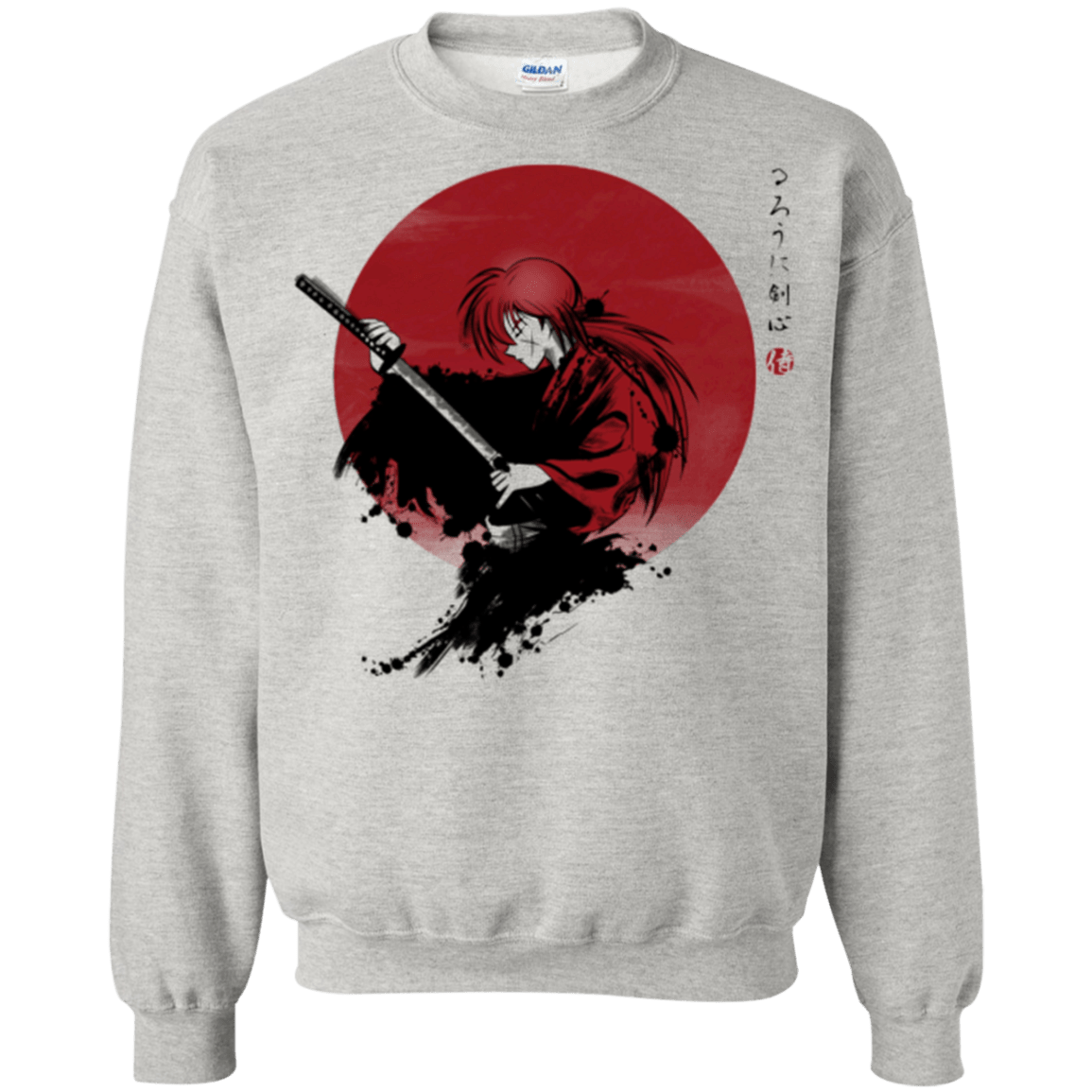 Sweatshirts Ash / Small Rurouni Crewneck Sweatshirt