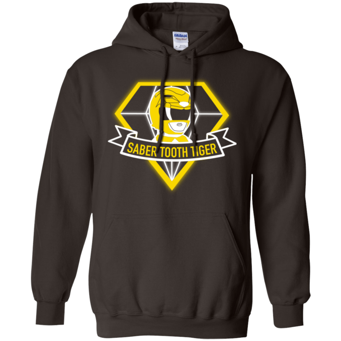 Sweatshirts Dark Chocolate / Small Saber Tooth Tiger Pullover Hoodie