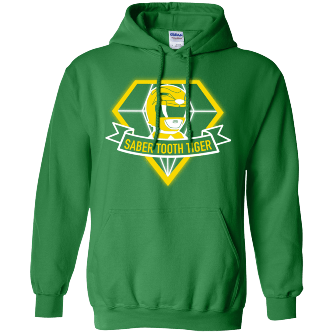 Sweatshirts Irish Green / Small Saber Tooth Tiger Pullover Hoodie