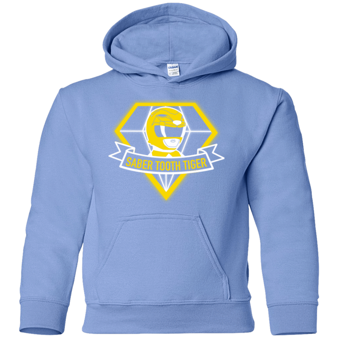 Sweatshirts Carolina Blue / YS Saber Tooth Tiger Youth Hoodie
