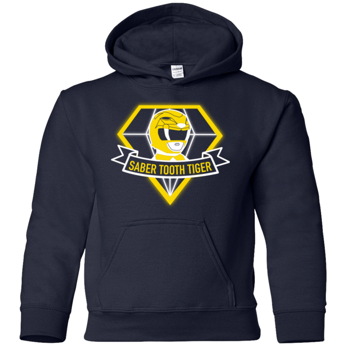 Sweatshirts Navy / YS Saber Tooth Tiger Youth Hoodie