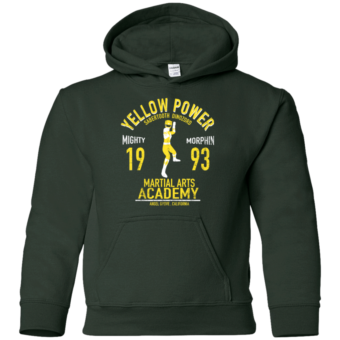 Sweatshirts Forest Green / YS Sabertooth Ranger Youth Hoodie