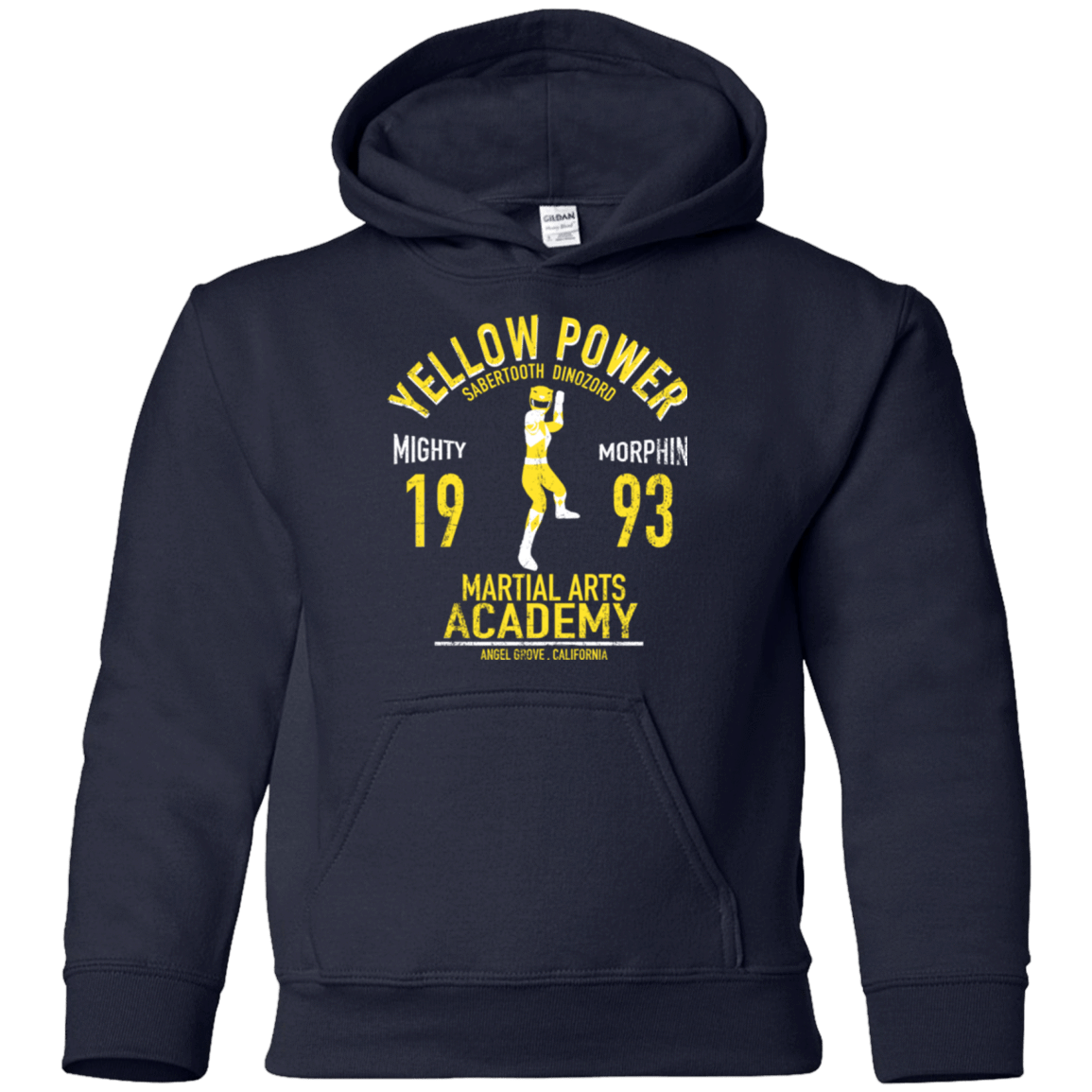 Sweatshirts Navy / YS Sabertooth Ranger Youth Hoodie