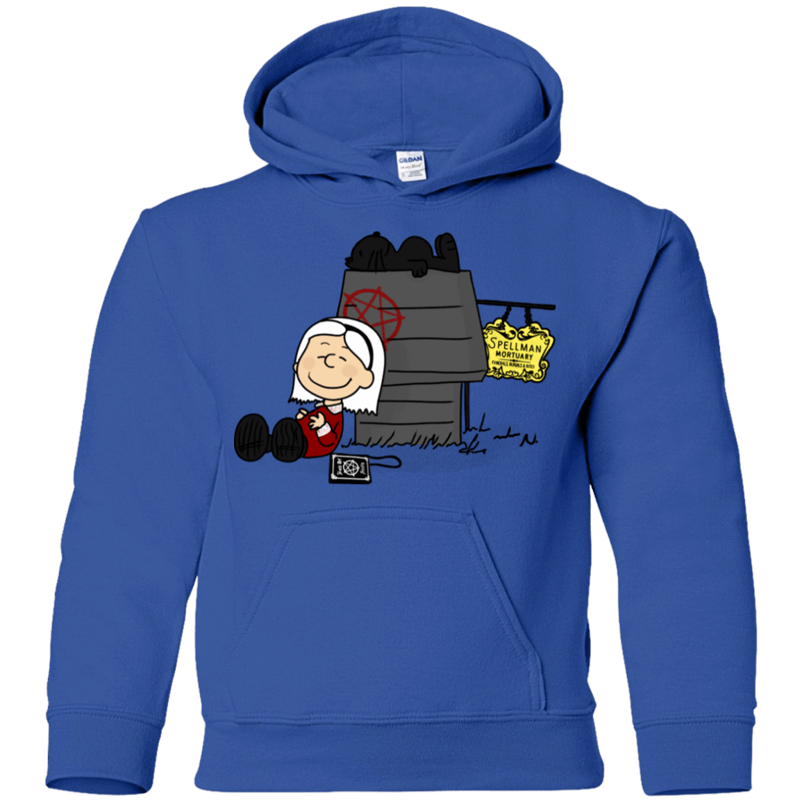 Sweatshirts Royal / YS Sabrina Brown Youth Hoodie