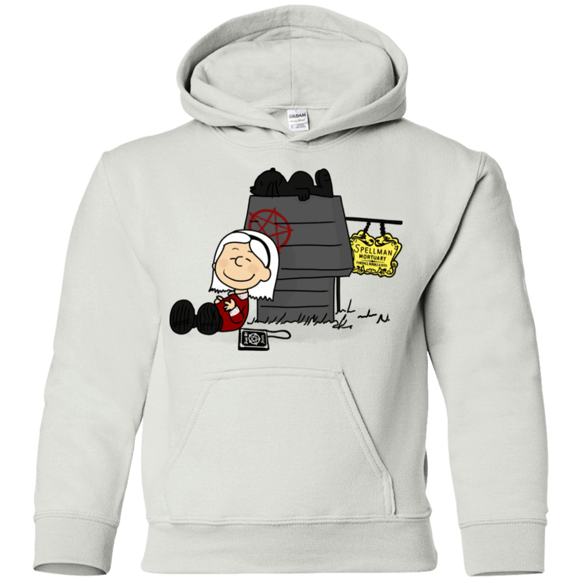 Sweatshirts White / YS Sabrina Brown Youth Hoodie