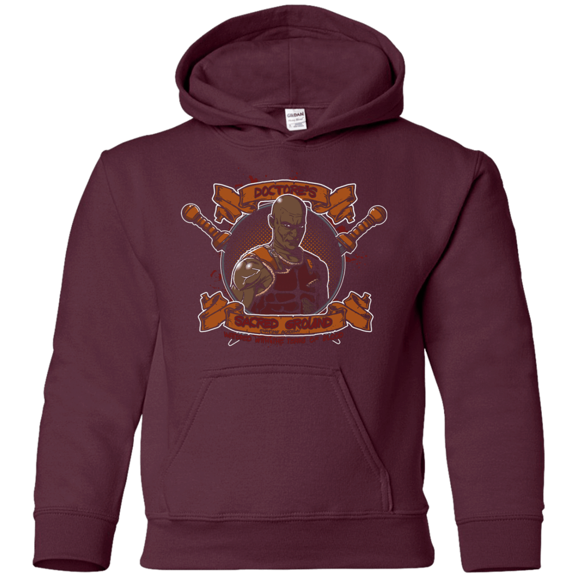 Sweatshirts Maroon / YS Sacred Ground Youth Hoodie