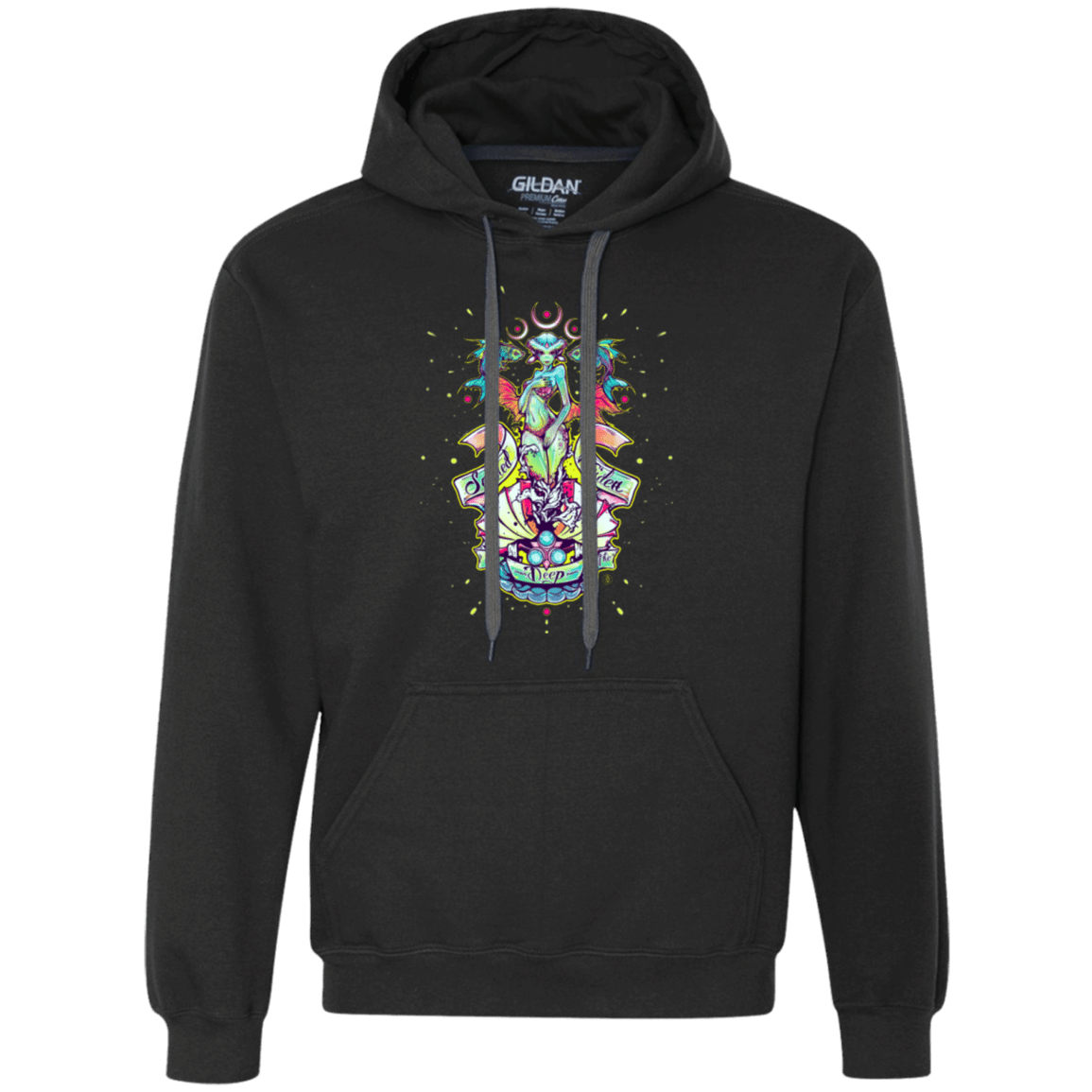 Sweatshirts Black / Small Sacred Maiden of the Deep Premium Fleece Hoodie