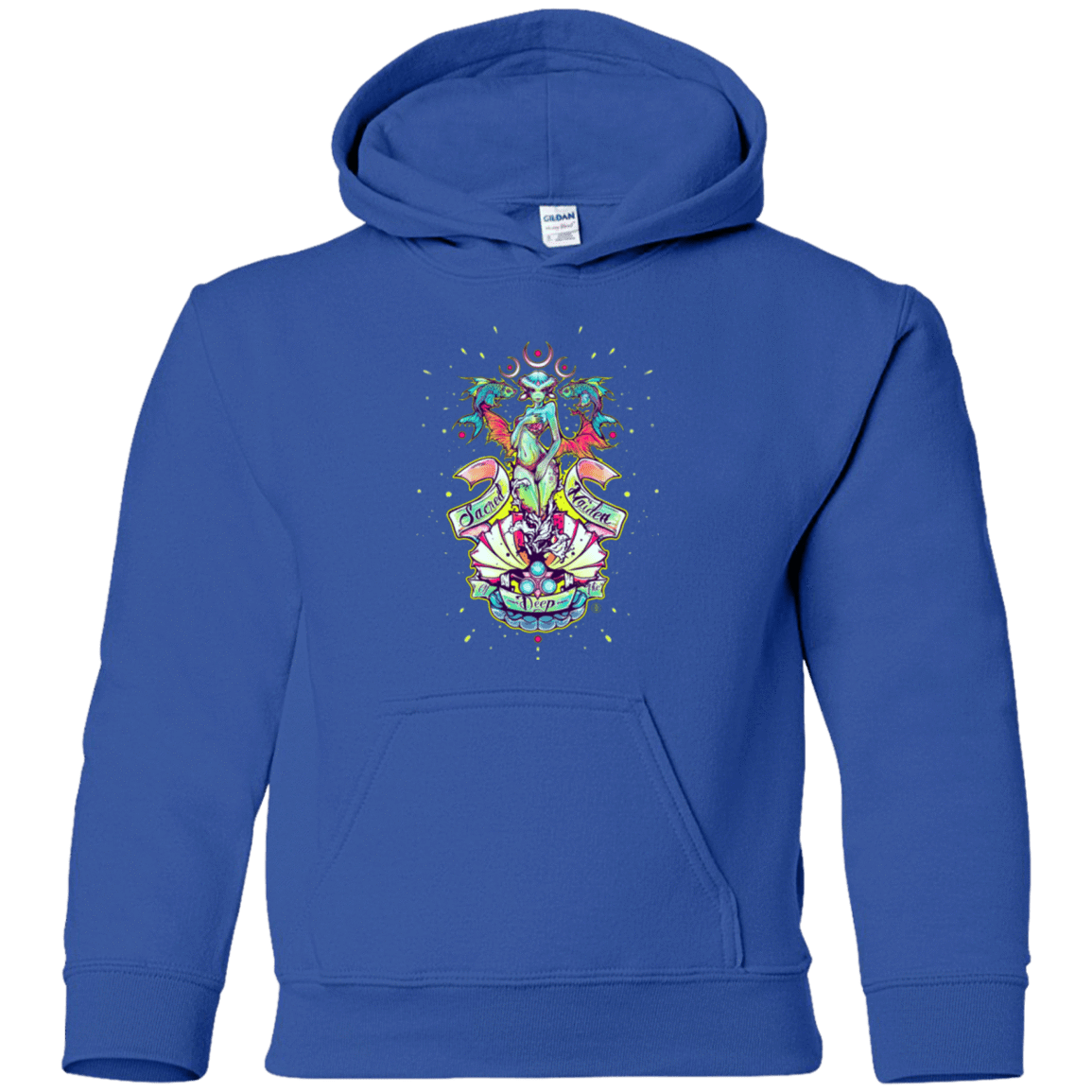 Sweatshirts Royal / YS Sacred Maiden of the Deep Youth Hoodie
