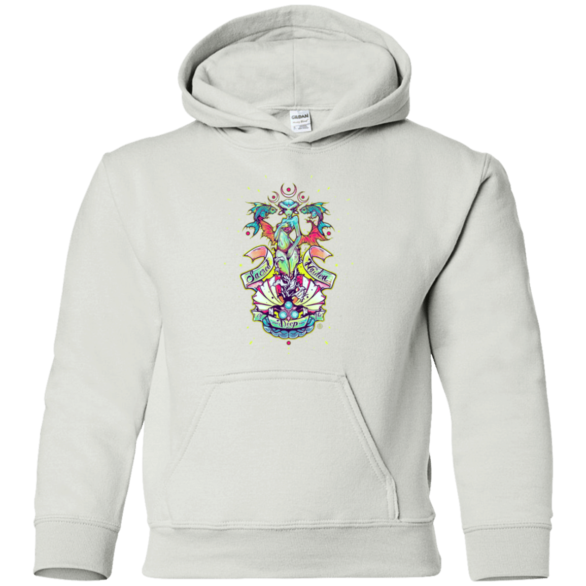 Sweatshirts White / YS Sacred Maiden of the Deep Youth Hoodie