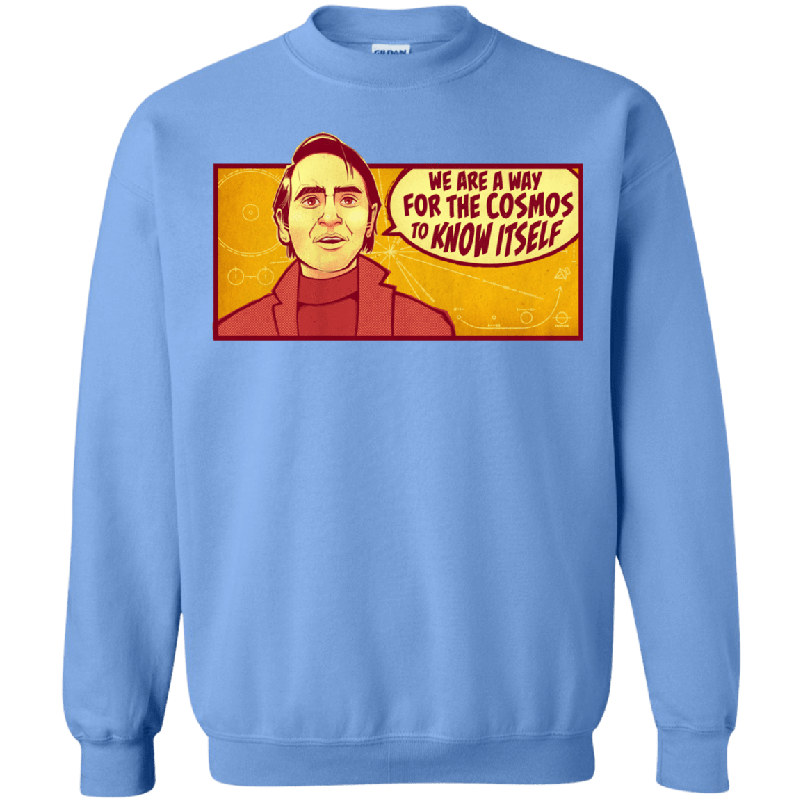 Sweatshirts Carolina Blue / S SAGAN Cosmos Crewneck Sweatshirt