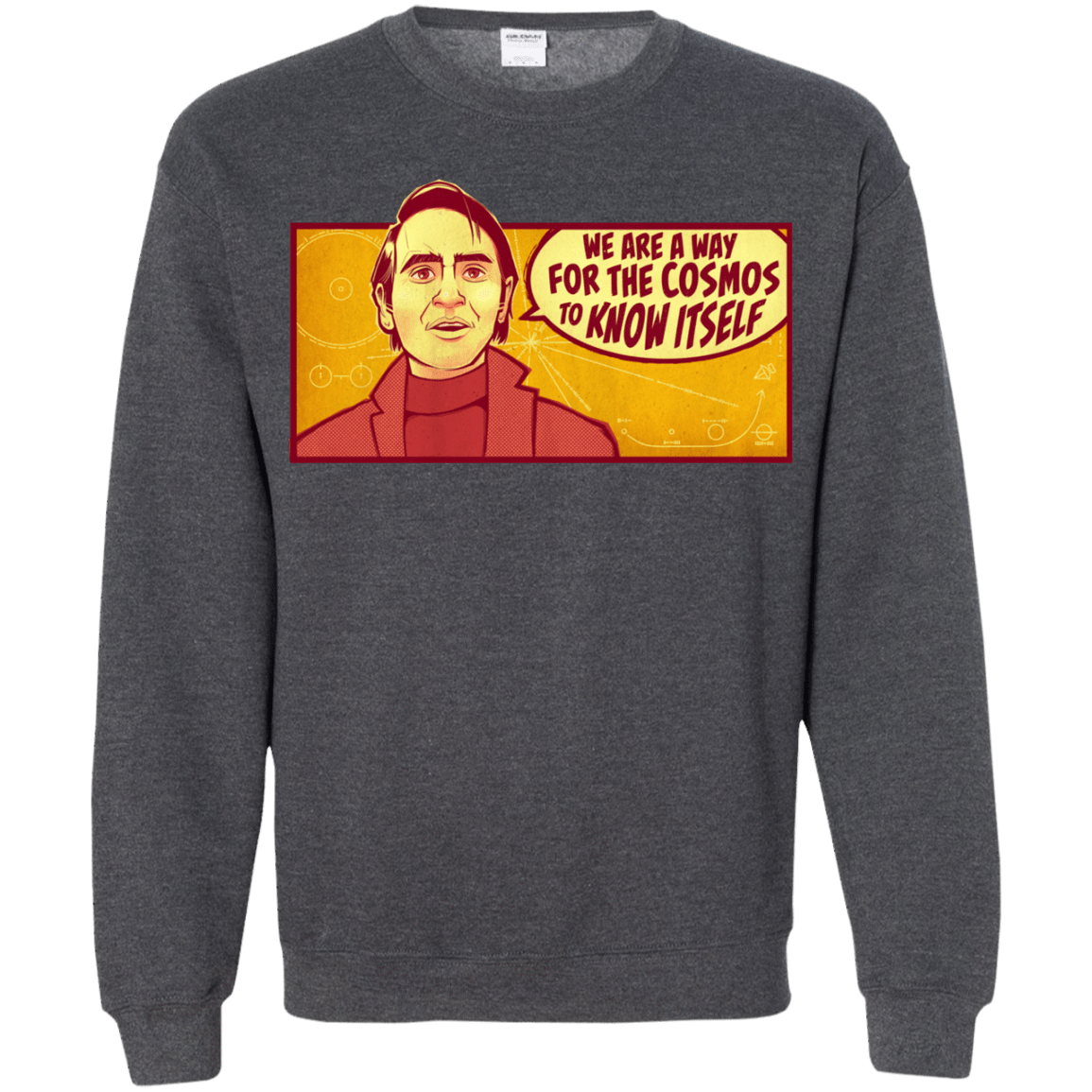 Sweatshirts Dark Heather / S SAGAN Cosmos Crewneck Sweatshirt