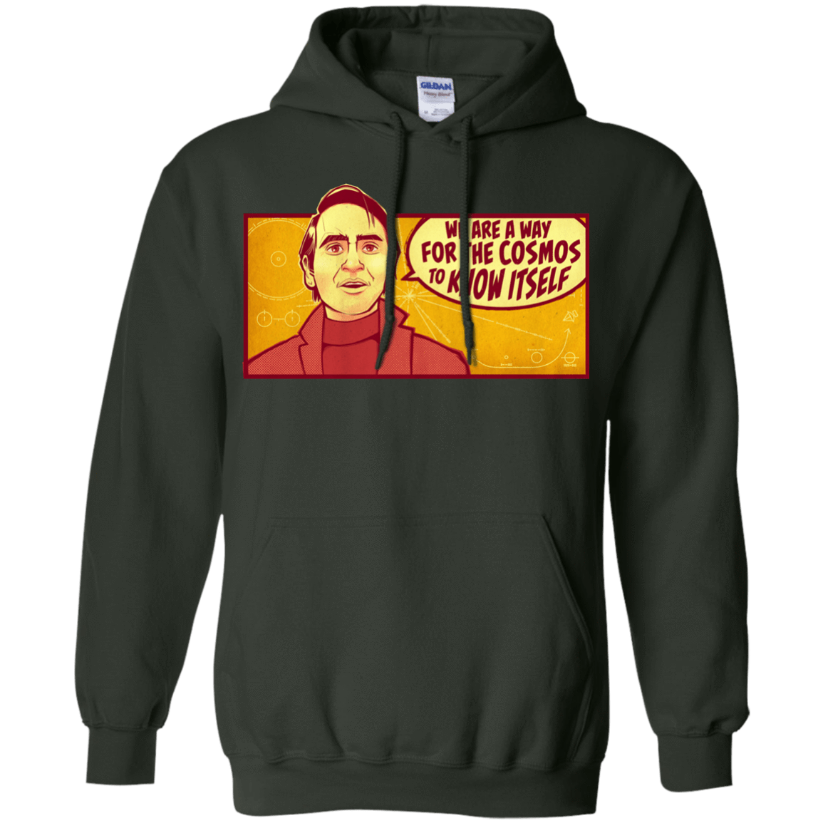 Sweatshirts Forest Green / S SAGAN Cosmos Hoodie