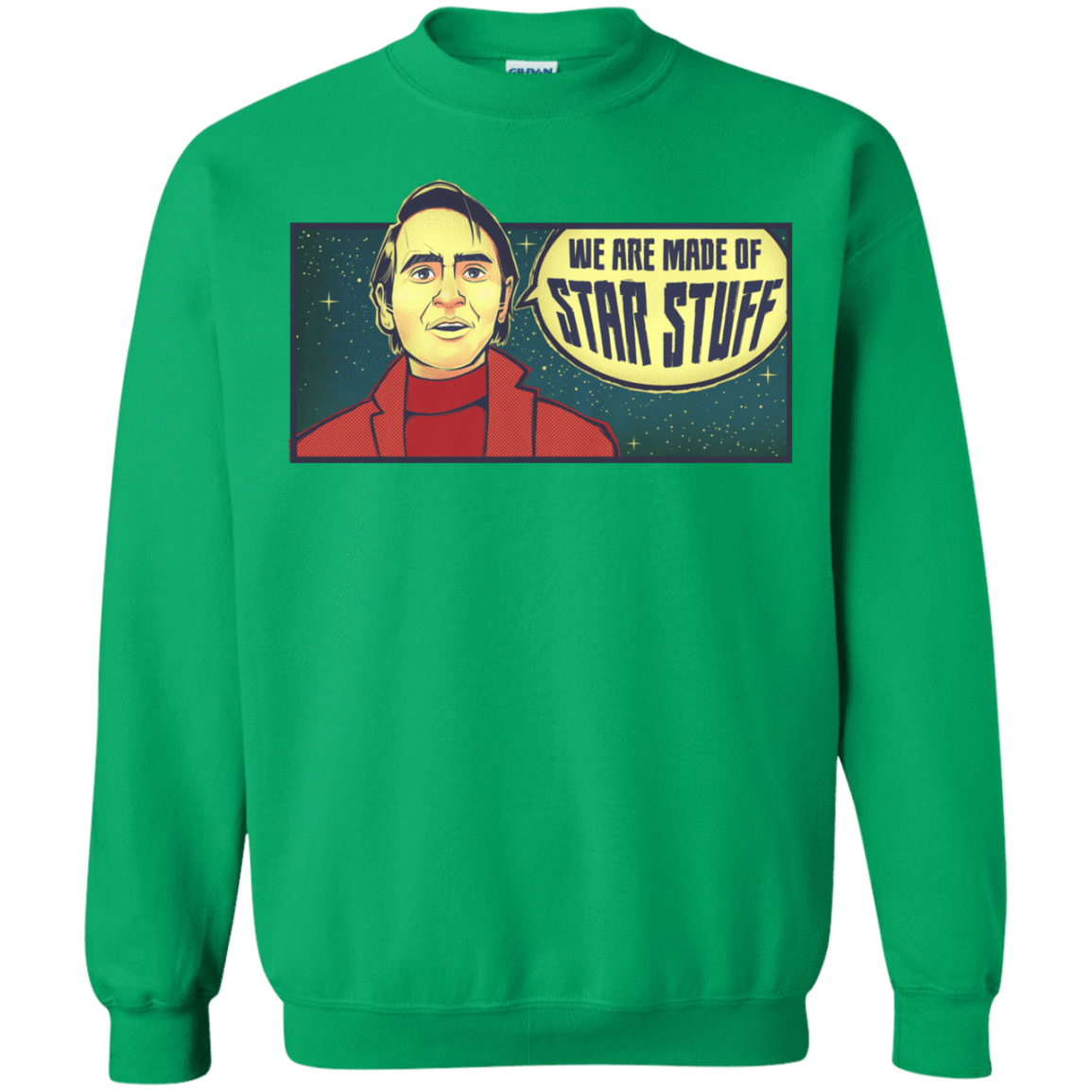 Sweatshirts Irish Green / S SAGAN Star Stuff Crewneck Sweatshirt