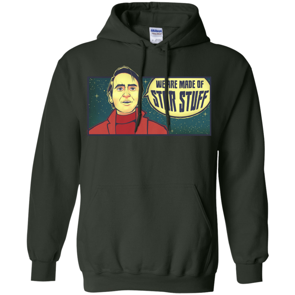 Sweatshirts Forest Green / S SAGAN Star Stuff Hoodie