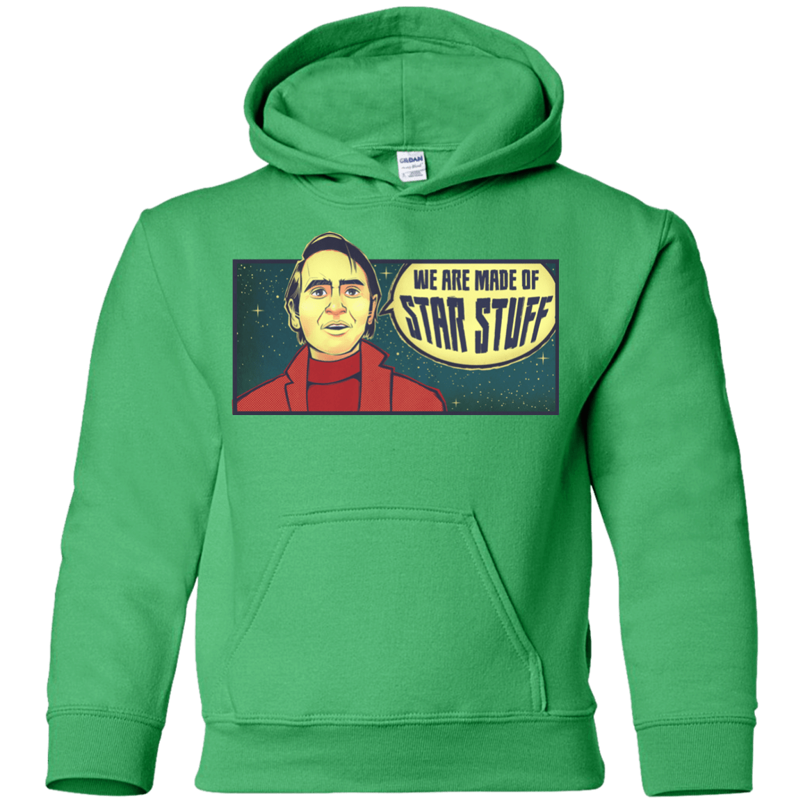 Sweatshirts Irish Green / YS SAGAN Star Stuff Youth Hoodie