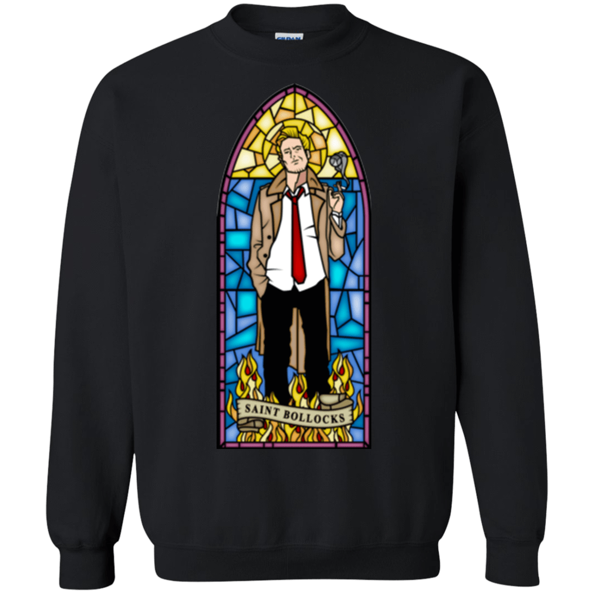 Sweatshirts Black / Small Saint Bollocks Crewneck Sweatshirt