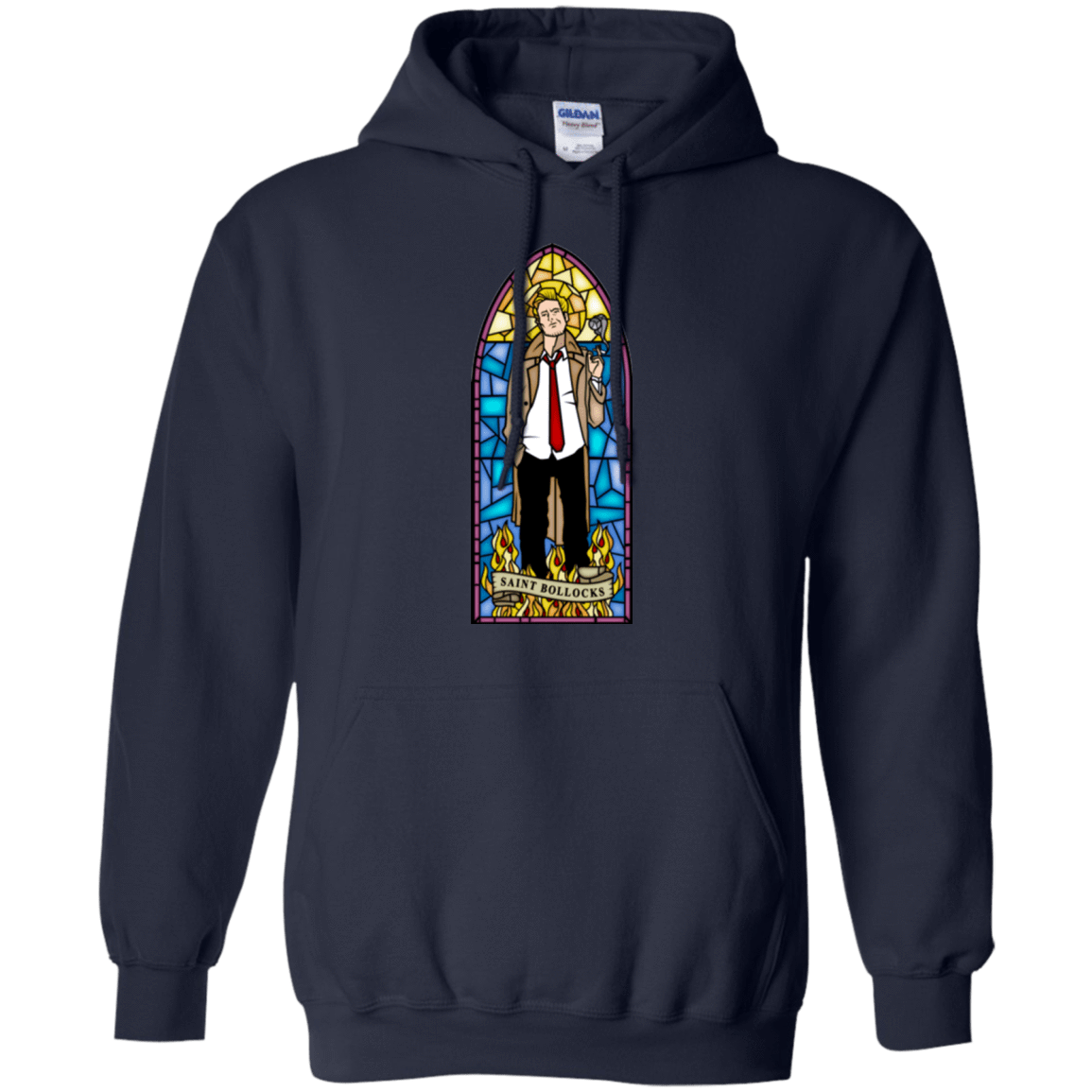 Sweatshirts Navy / Small Saint Bollocks Pullover Hoodie