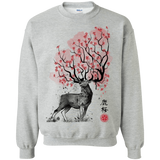 Sweatshirts Sport Grey / S Sakura Deer Crewneck Sweatshirt