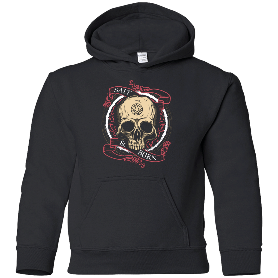Sweatshirts Black / YS Salt and Burn Youth Hoodie