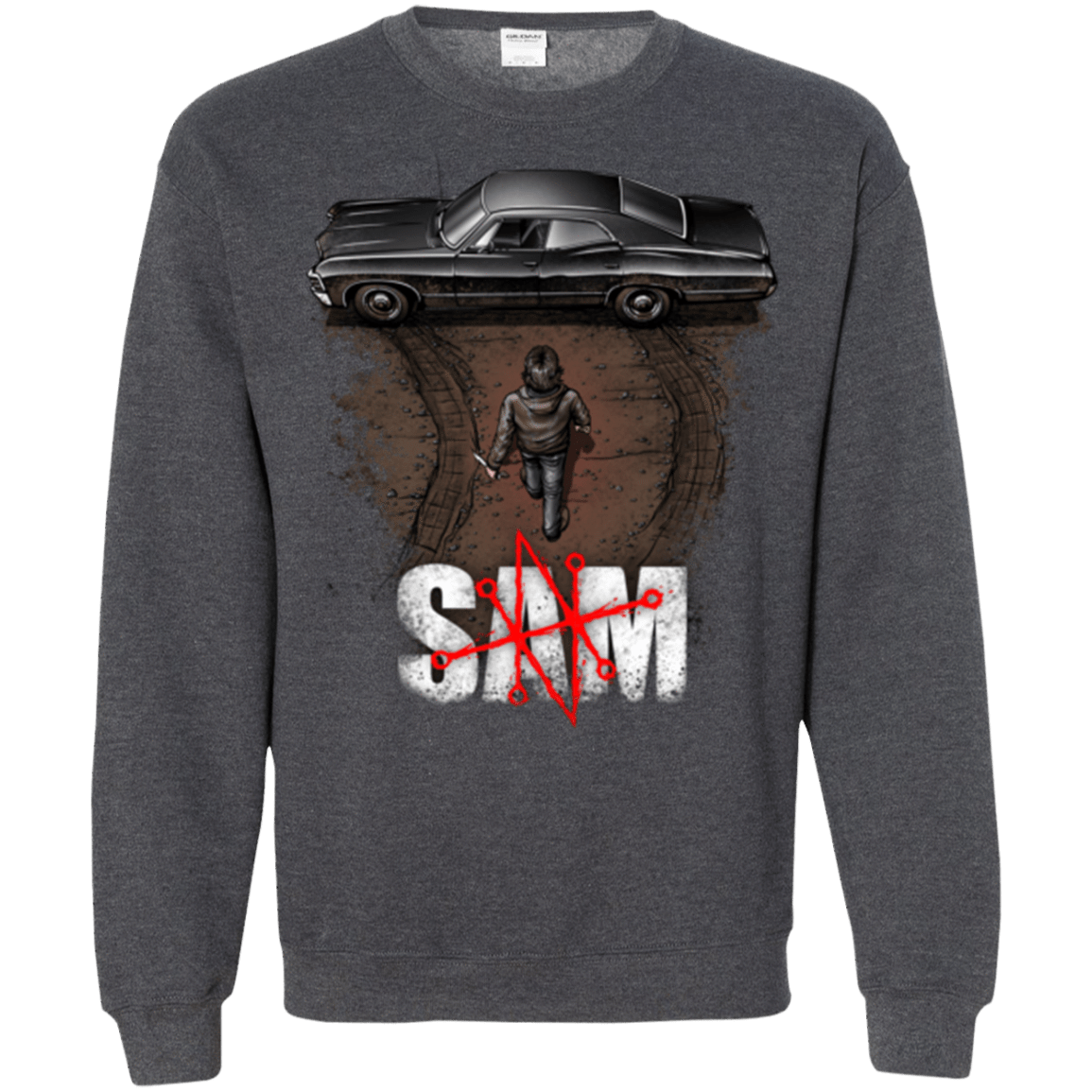 Sweatshirts Dark Heather / Small Sam Crewneck Sweatshirt