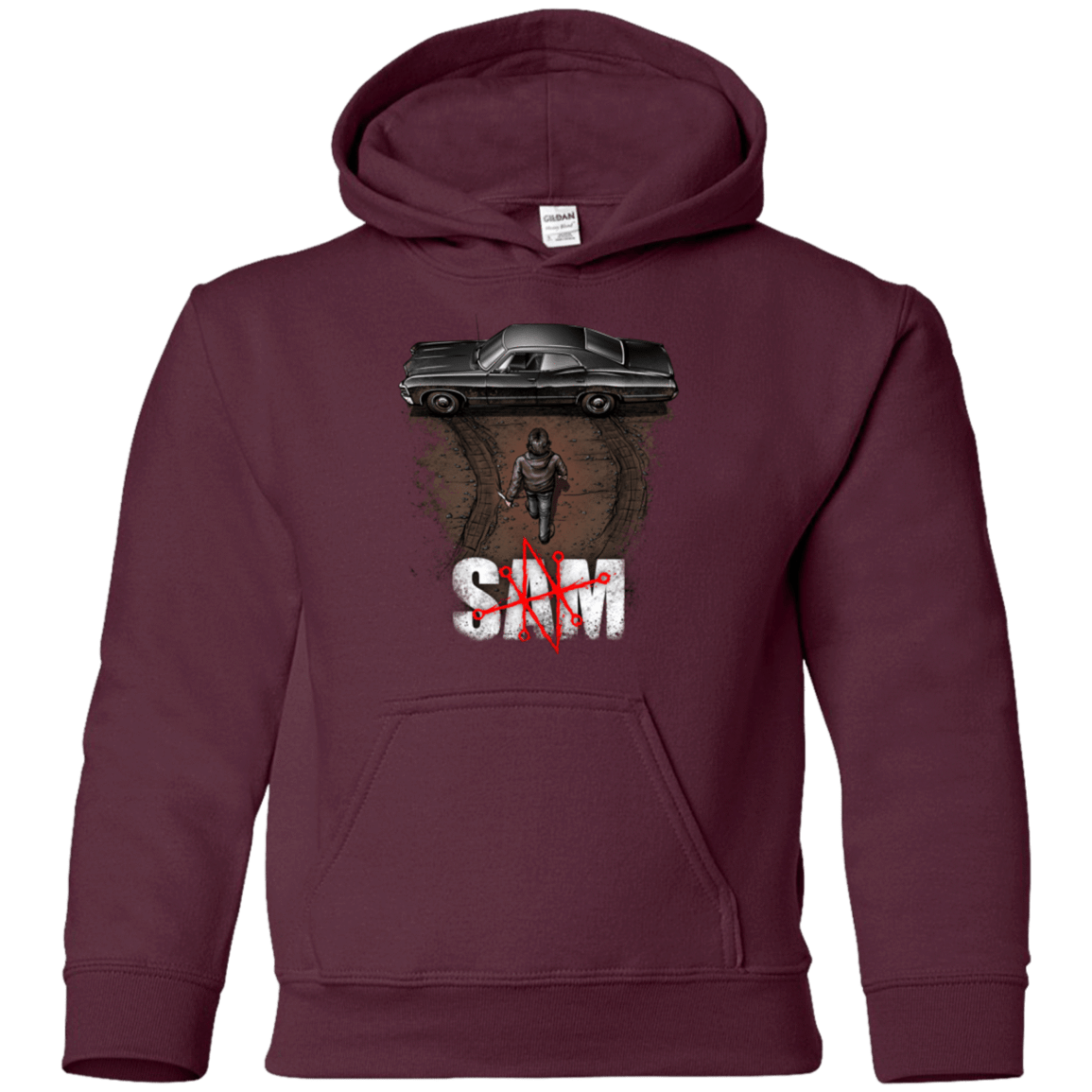 Sweatshirts Maroon / YS Sam Youth Hoodie
