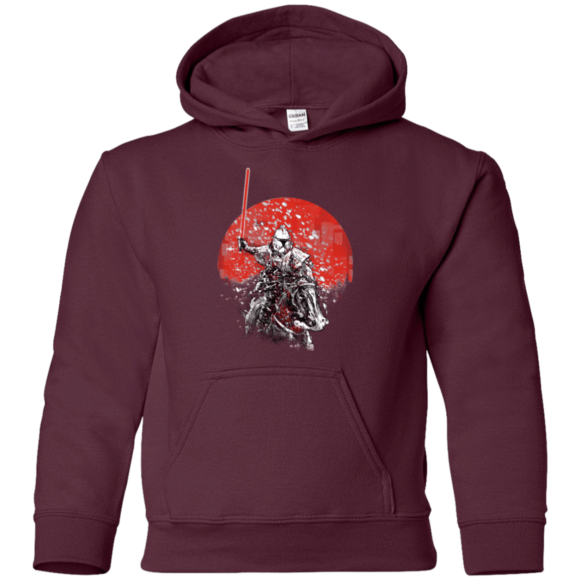 Sweatshirts Maroon / YS Samourai Trooper Youth Hoodie