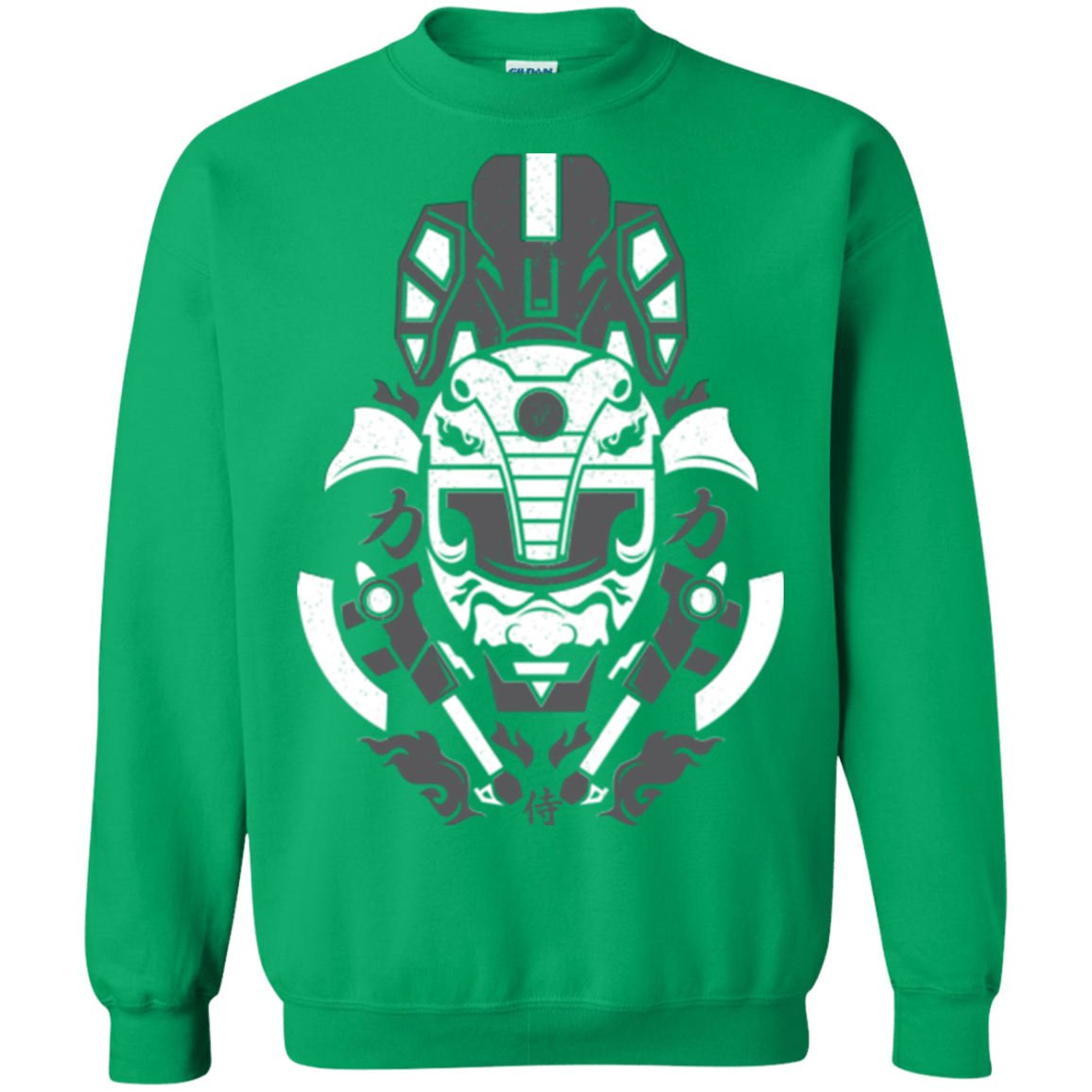 Sweatshirts Irish Green / Small Samurai Black Ranger Crewneck Sweatshirt
