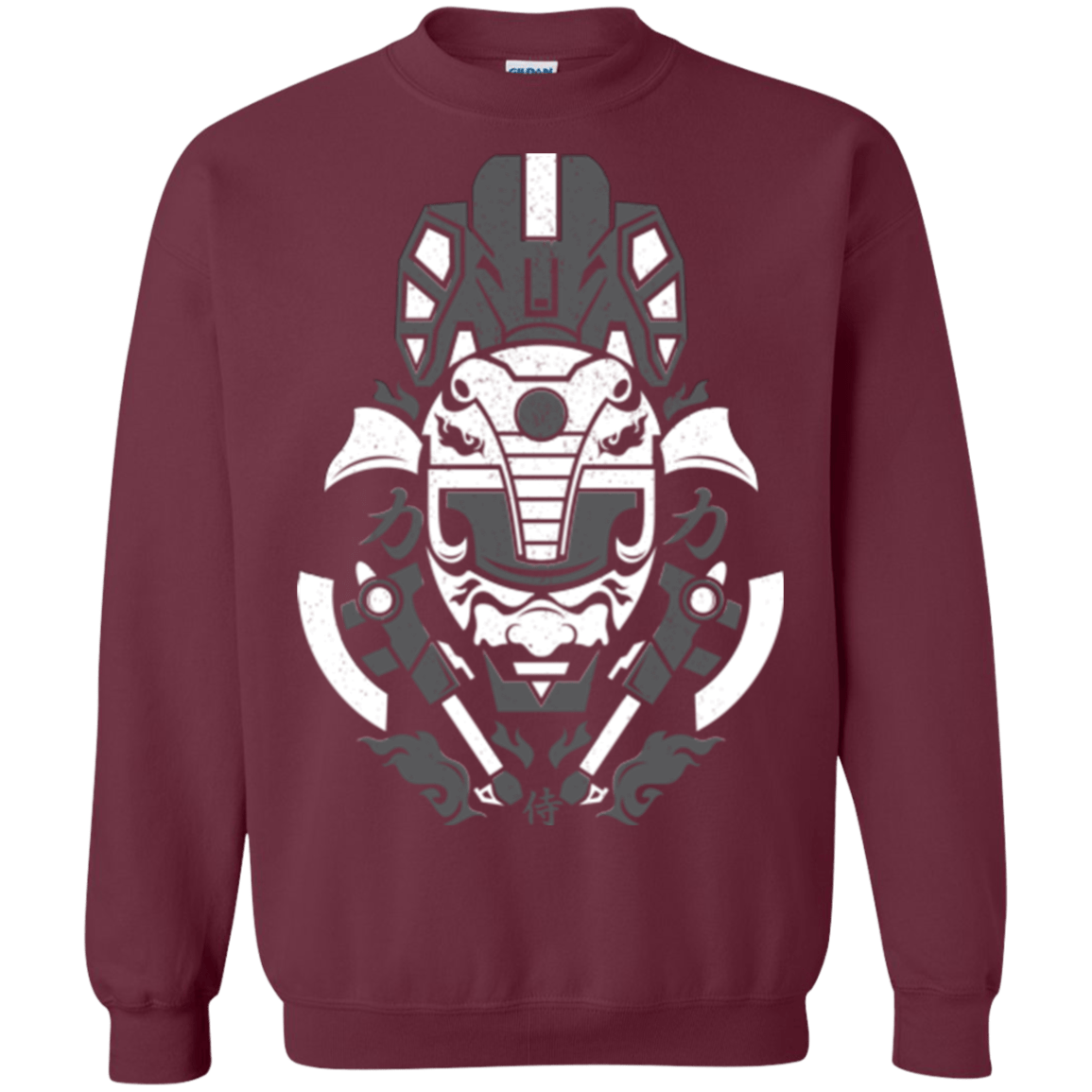 Sweatshirts Maroon / Small Samurai Black Ranger Crewneck Sweatshirt